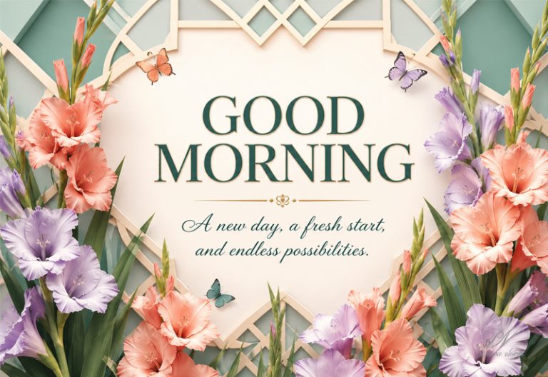 Good Morning New Day Fresh Start Greeting