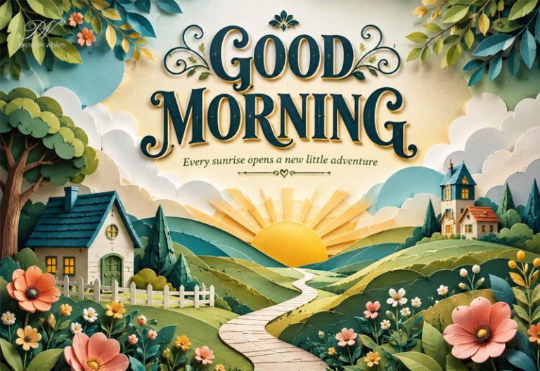 Good Morning Every Sunrise Opens a New Little Adventure