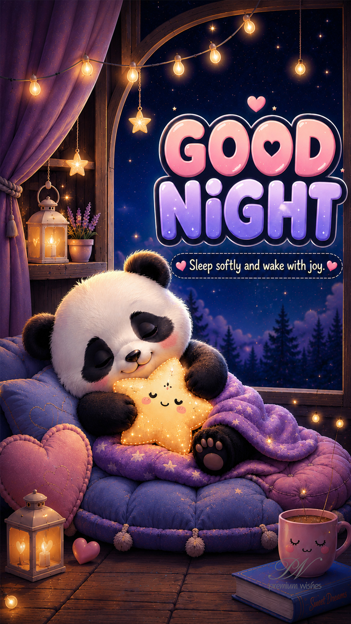 Good Night Dream Well - Sweet Dreams | Premium Wishes