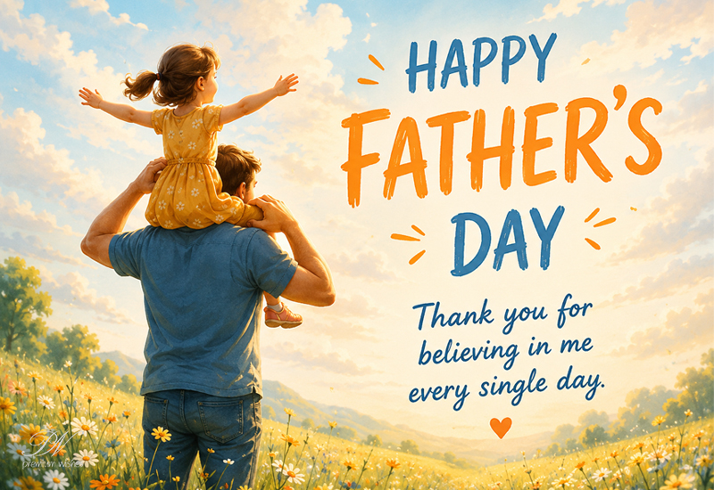 Happy Father’s Day Thank You Greeting Card