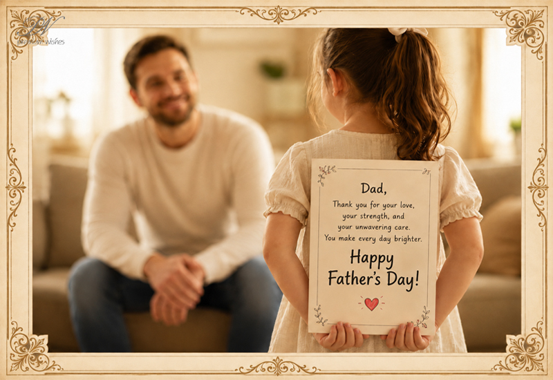 Happy Father's Day Daughter Thank You Dad Greeting Happy Father’s Day Daughter Thank You Dad Greeting