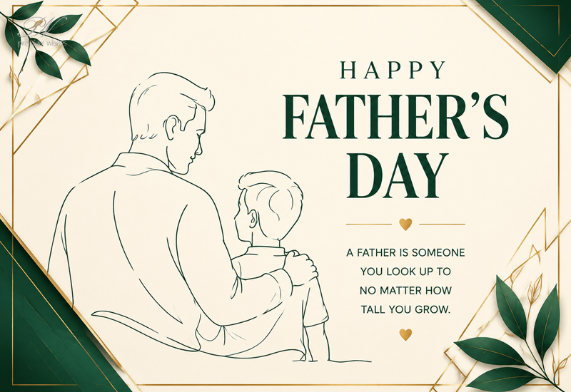 Happy Father’s Day Look Up To Father Greeting Happy Father’s Day Look Up To Father Greeting