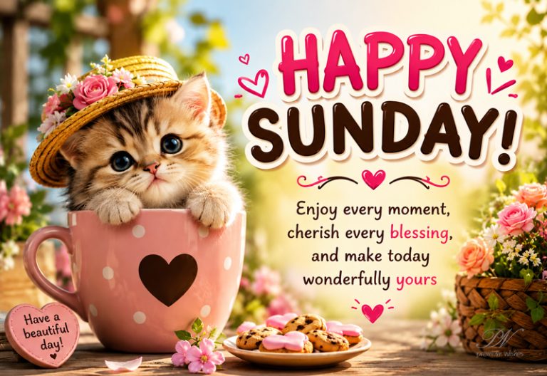 Happy Sunday Kitten Enjoy Every Moment Greeting Happy Sunday Kitten Enjoy Every Moment Greeting