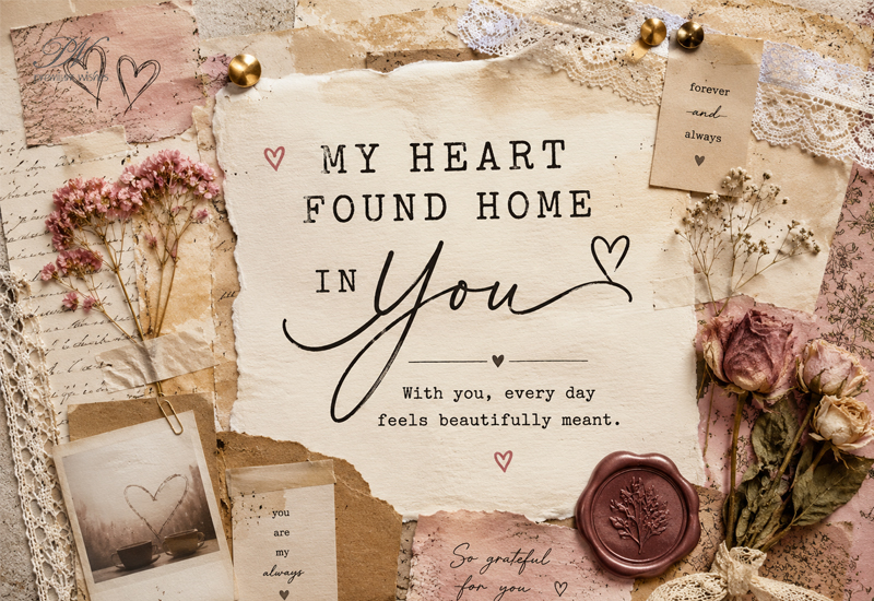 My Heart Found Home in You Love Message