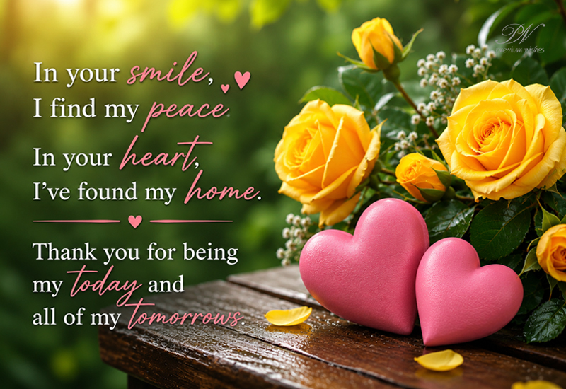 In Your Smile I Find My Peace Love Message In Your Smile I Find My Peace Love Message