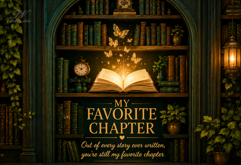 My Favorite Chapter Love Message