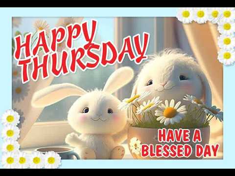 Happy Thursday Cute Morning Wishes, Blessings and Greetings Happy Thursday Cute Morning Wishes, Blessings and Greetings