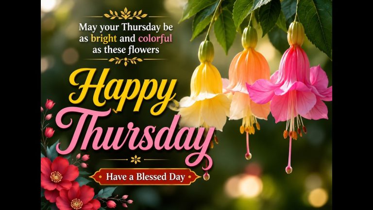Happy Thursday Wishes – Beautiful Floral Greetings and Blessings Happy Thursday Wishes – Beautiful Floral Greetings and Blessings