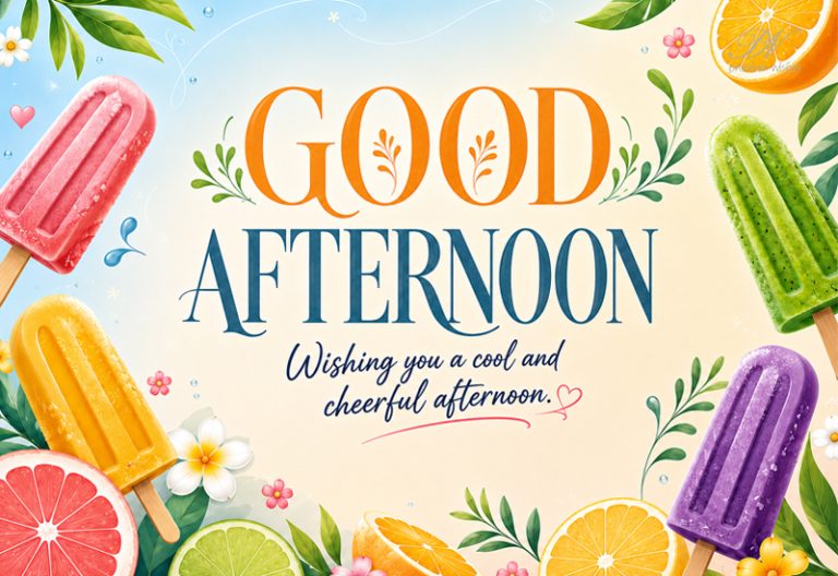 Good Afternoon Wishes