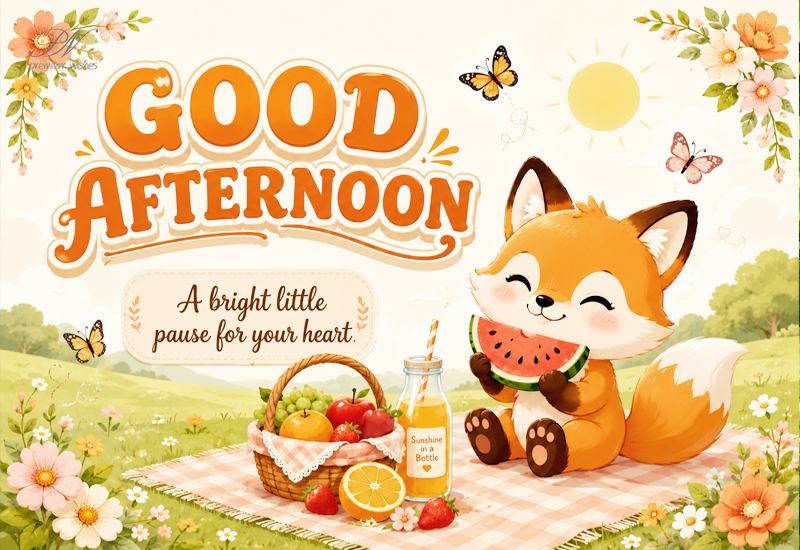 Good Afternoon Fox Bright Little Pause for Your Heart Good Afternoon Fox Bright Little Pause for Your Heart