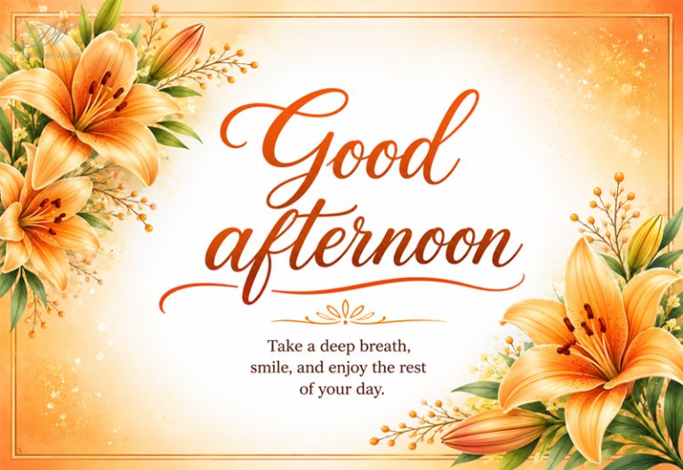 Good Afternoon Wishes
