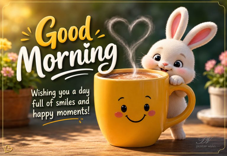 Good Morning Bunny Smiles and Happy Moments Greeting Good Morning Bunny Smiles and Happy Moments Greeting
