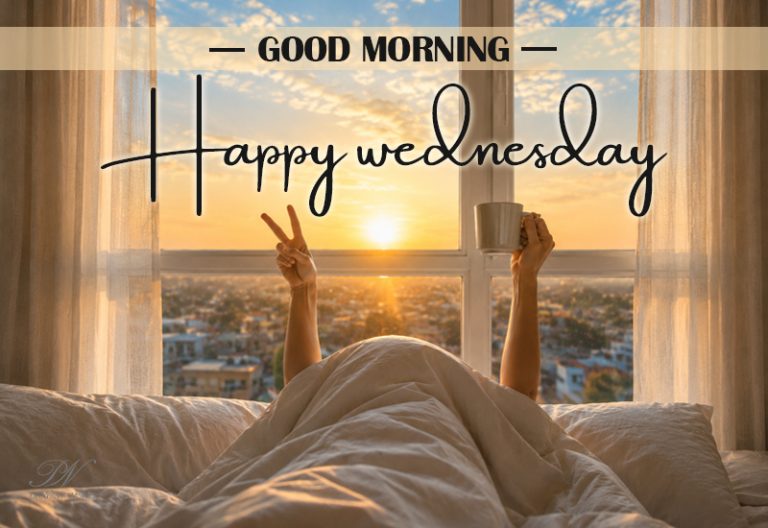 Good Morning Happy Wednesday Window Sunrise Greeting