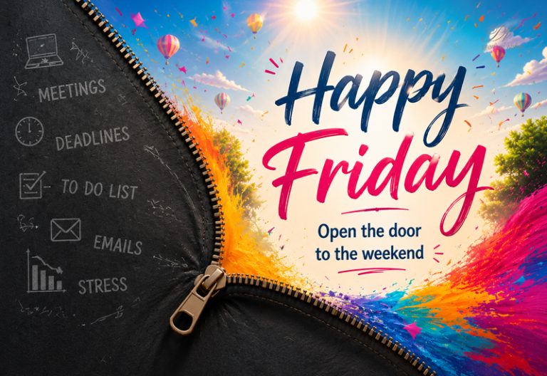 Happy Friday Open the Door to the Weekend Greeting Happy Friday Open the Door to the Weekend Greeting