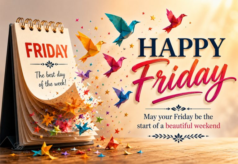 Happy Friday Origami Birds Beautiful Weekend Greeting Happy Friday Origami Birds Beautiful Weekend Greeting