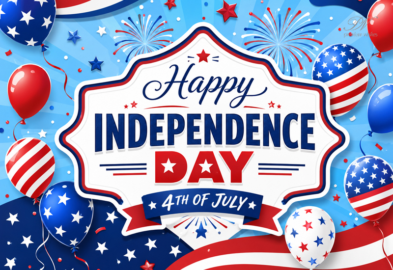Happy Independence Day 4th of July Party Balloons Greeting Happy Independence Day 4th of July Party Balloons Greeting