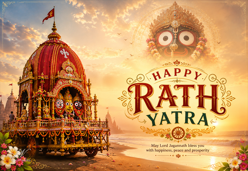 Happy Rath Yatra Lord Jagannath Rath Blessings Image Happy Rath Yatra Lord Jagannath Rath Blessings Image