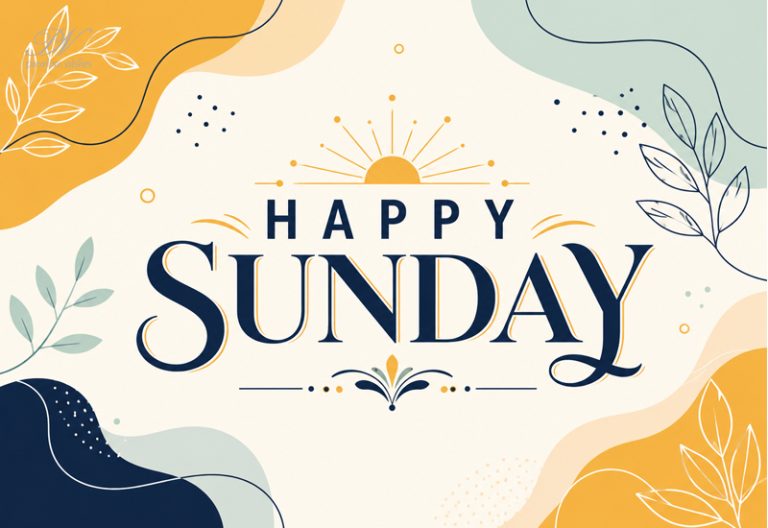 Happy Sunday Modern Abstract Sunshine Greeting Image Happy Sunday Modern Abstract Sunshine Greeting Image