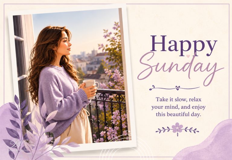Happy Sunday Take It Slow Relax and Enjoy Greeting Happy Sunday Take It Slow Relax and Enjoy Greeting