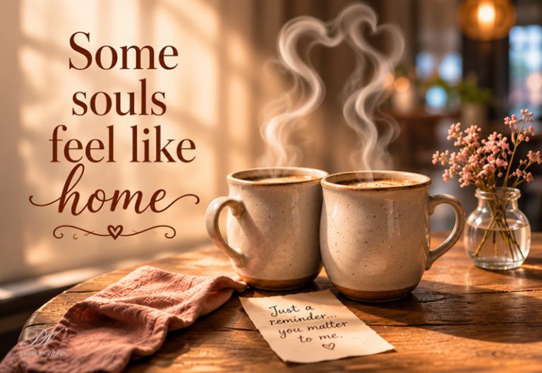 Some Souls Feel Like Home Love Message Image