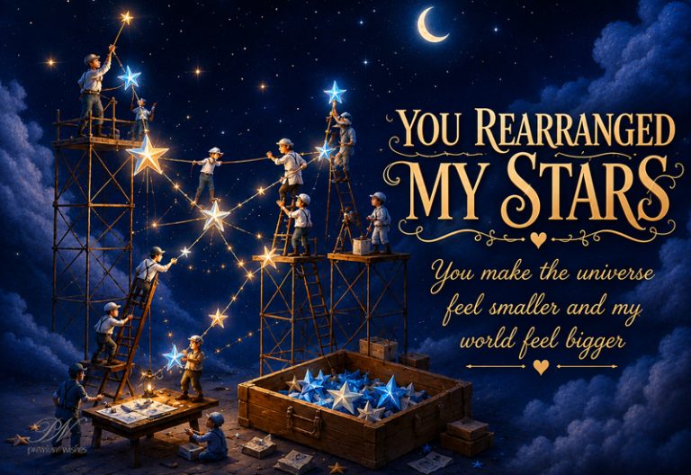 You Rearranged My Stars Love Message Greeting You Rearranged My Stars Love Message Greeting