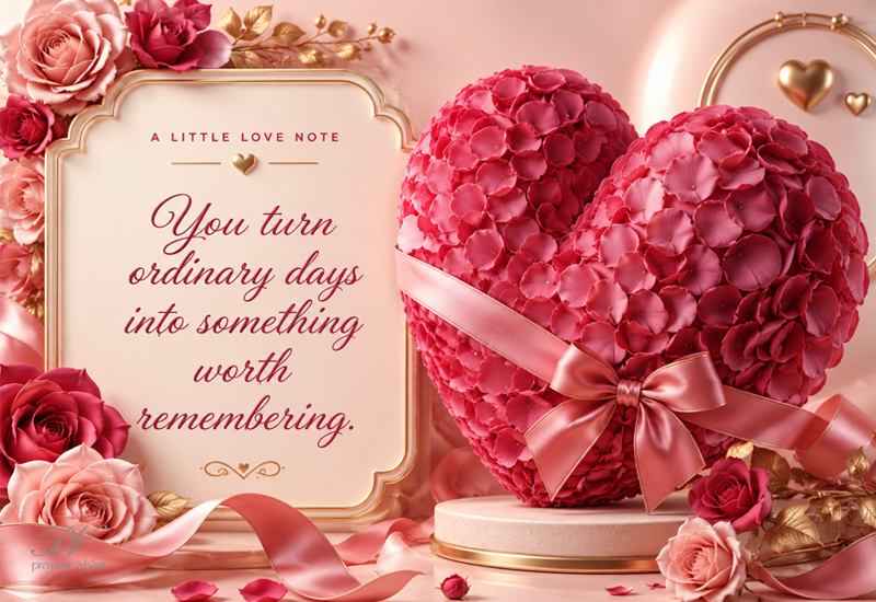 You Turn Ordinary Days Into Something Worth Remembering You Turn Ordinary Days Into Something Worth Remembering