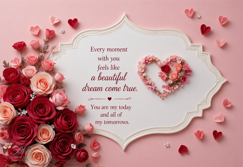 Every Moment With You Feels Like a Beautiful Dream Come True Every Moment With You Feels Like a Beautiful Dream Come True