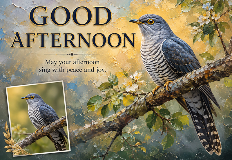 Good Afternoon – May Your Afternoon Sing With Peace and Joy Good Afternoon – May Your Afternoon Sing With Peace and Joy