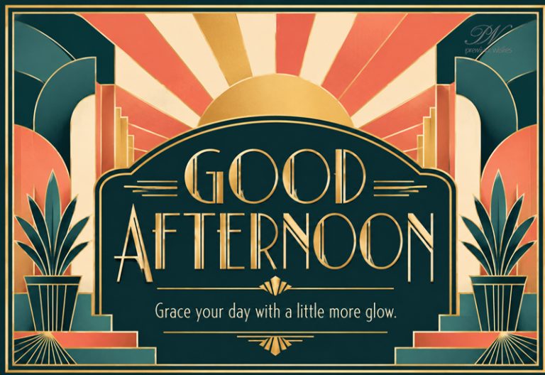 Good Afternoon Wishes