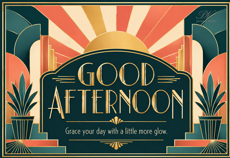 Good Afternoon – Grace Your Day With a Little More Glow Good Afternoon – Grace Your Day With a Little More Glow