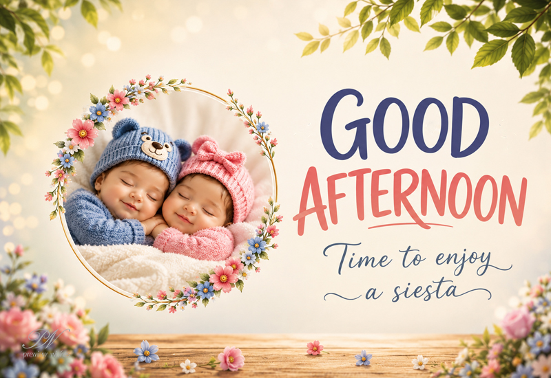Good Afternoon – Time to Enjoy a Siesta