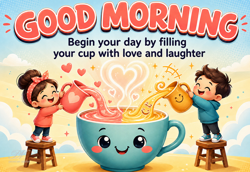Good Morning – Fill Your Cup With Love and Laughter