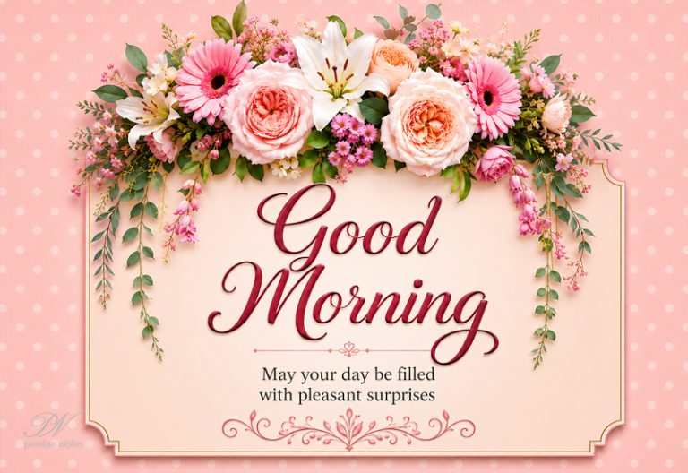 Good Morning – May Your Day Be Filled With Pleasant Surprises Good Morning – May Your Day Be Filled With Pleasant Surprises