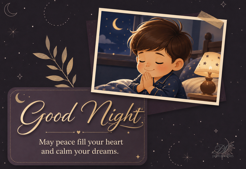 Good Night – May Peace Fill Your Heart and Calm Your Dreams Good Night – May Peace Fill Your Heart and Calm Your Dreams