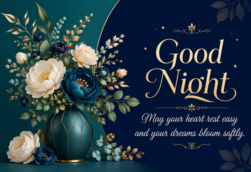 Good Night – May Your Heart Rest Easy and Your Dreams Bloom Softly Good Night – May Your Heart Rest Easy and Your Dreams Bloom Softly