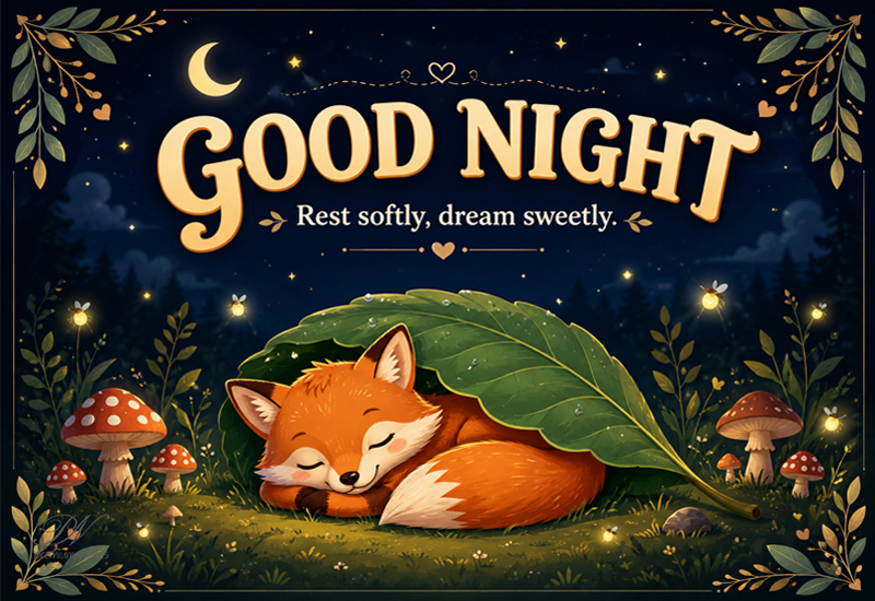 Good Night – Rest Softly, Dream Sweetly