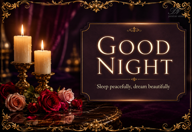 Good Night – Sleep Peacefully, Dream Beautifully
