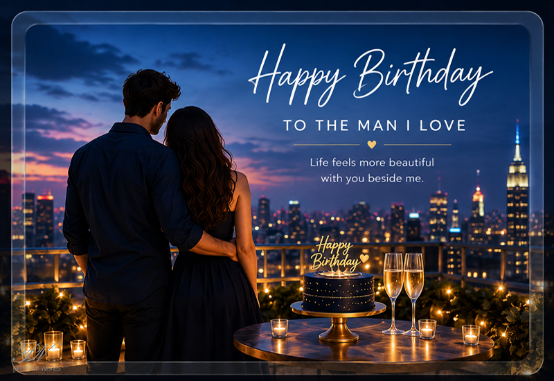 Happy Birthday to the Man I Love – Life Feels More Beautiful With You