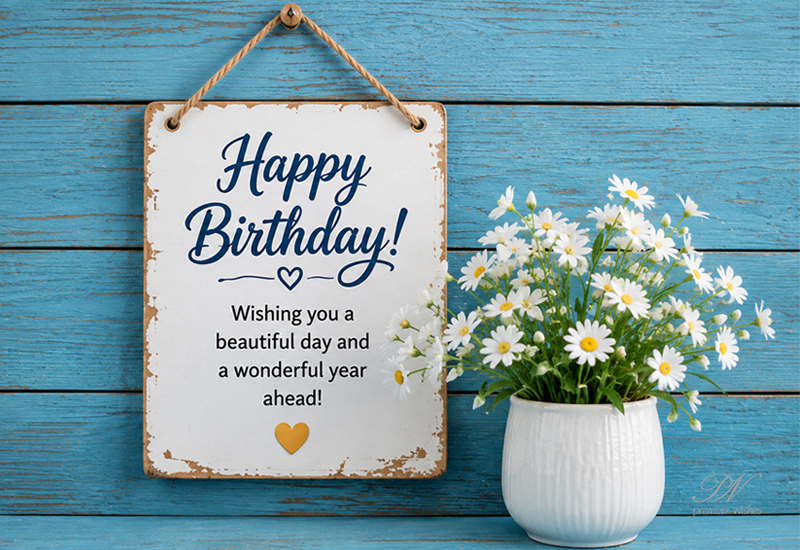 Happy Birthday – Wishing You a Beautiful Day and a Wonderful Year Ahead