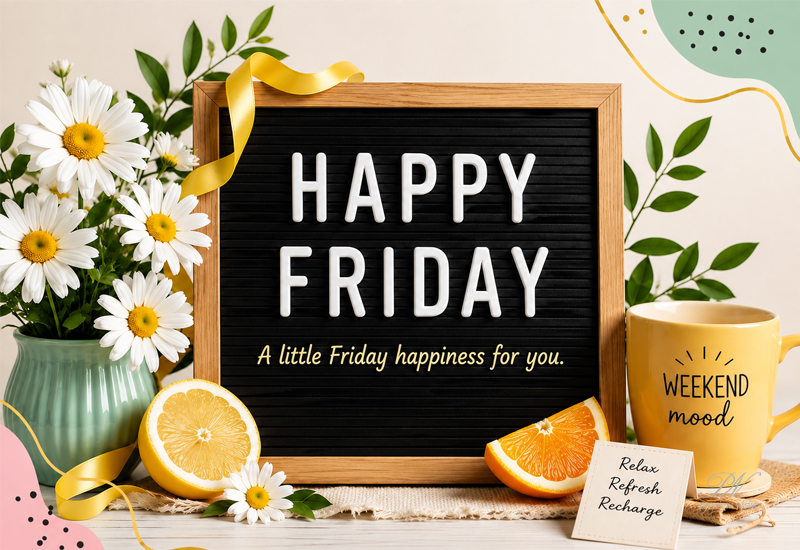 Happy Friday Little Friday Happiness Weekend Mood Greeting Happy Friday Little Friday Happiness Weekend Mood Greeting
