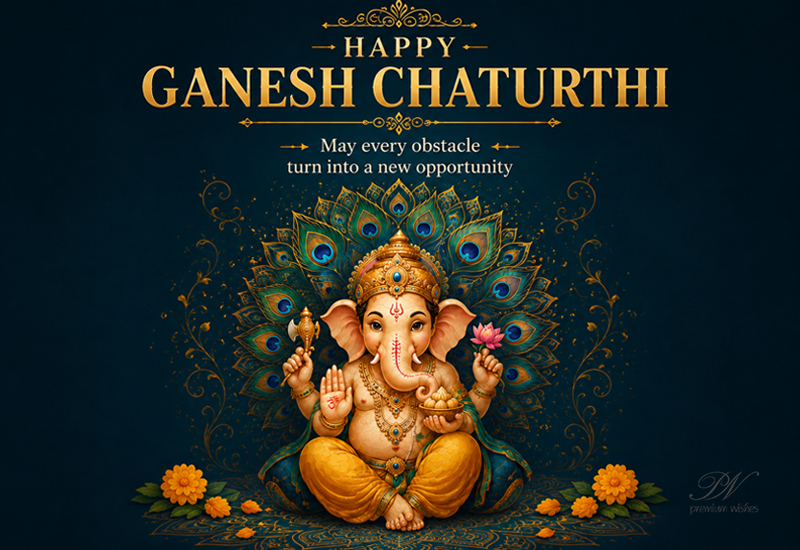 Happy Ganesh Chaturthi – May Every Obstacle Turn Into a New Opportunity