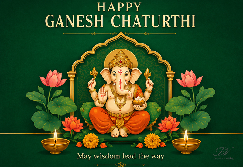Happy Ganesh Chaturthi – May Wisdom Lead the Way Happy Ganesh Chaturthi – May Wisdom Lead the Way