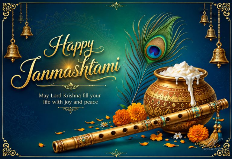 Happy Janmashtami – May Lord Krishna Fill Your Life With Joy and Peace Happy Janmashtami – May Lord Krishna Fill Your Life With Joy and Peace