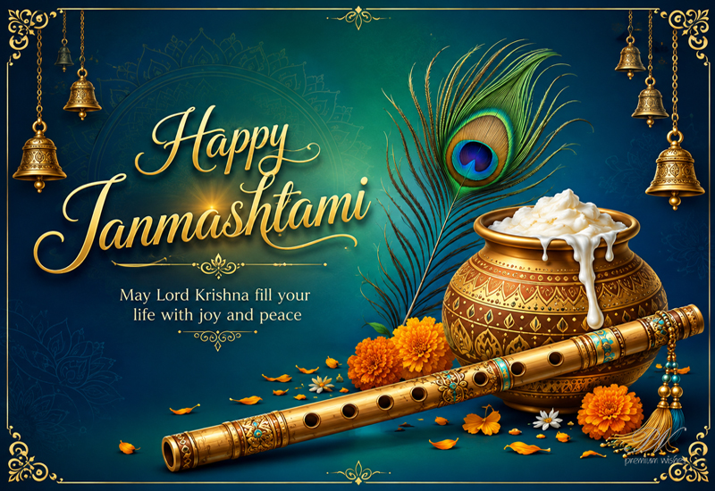 Happy Janmashtami – May Lord Krishna Fill Your Life With Joy and Peace Happy Janmashtami – May Lord Krishna Fill Your Life With Joy and Peace