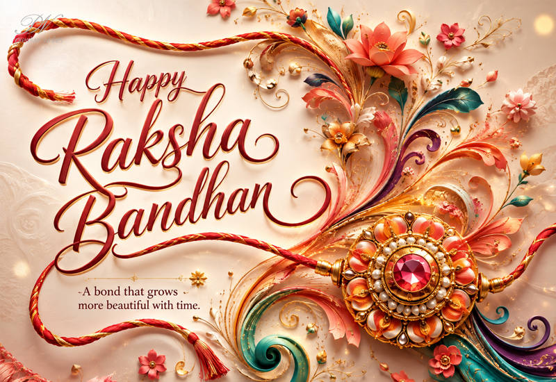 Happy Raksha Bandhan – A Bond That Grows More Beautiful With Time Happy Raksha Bandhan – A Bond That Grows More Beautiful With Time