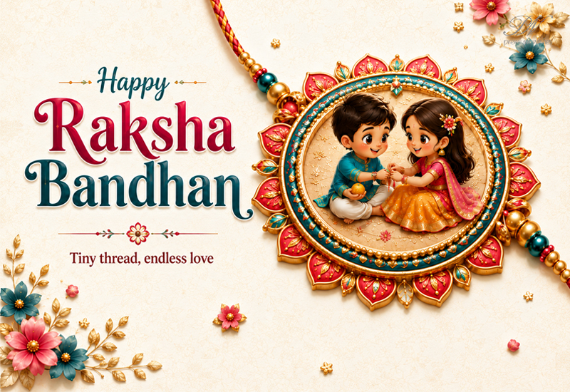Happy Raksha Bandhan – Tiny Thread, Endless Love