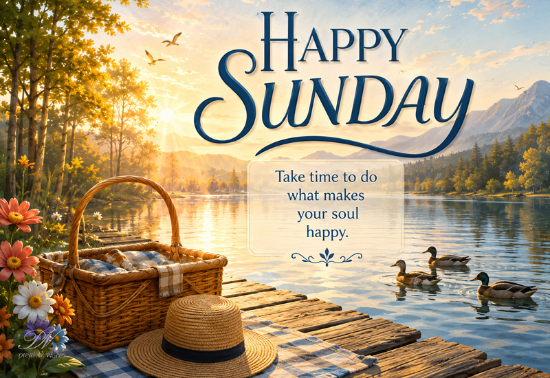 Happy Sunday – Take Time to Do What Makes Your Soul Happy Happy Sunday – Take Time to Do What Makes Your Soul Happy