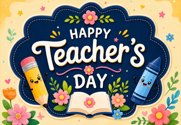 Happy Teacher’s Day – Cute Pencil and Crayon Greeting Happy Teacher’s Day – Cute Pencil and Crayon Greeting
