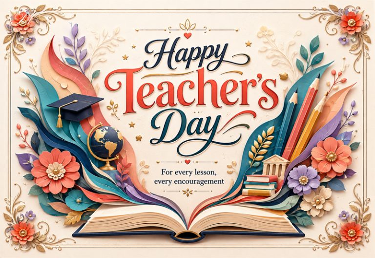 Happy Teacher’s Day – For Every Lesson, Every Encouragement Happy Teacher’s Day – For Every Lesson, Every Encouragement