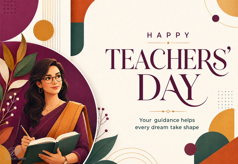Happy Teacher’s Day – Your Guidance Helps Every Dream Take Shape Happy Teacher’s Day – Your Guidance Helps Every Dream Take Shape